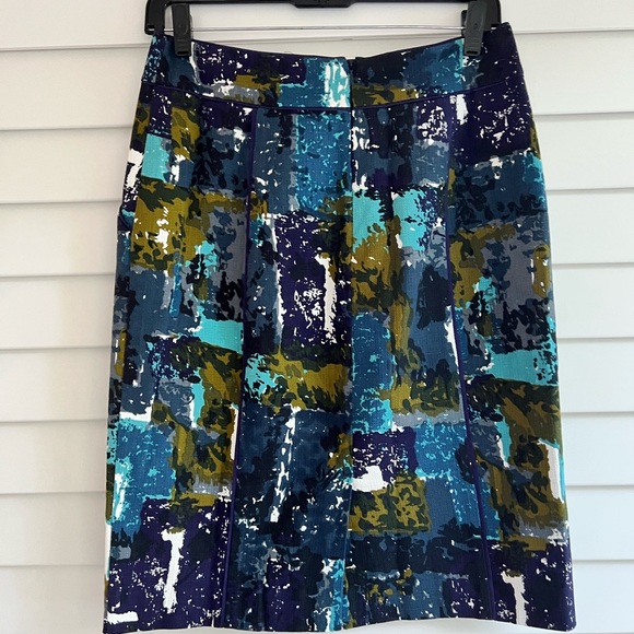 ANTHROPOLOGIE Tabitha Printed Brunch Pencil Skirt, Size 4 - Picture 6 of 12
